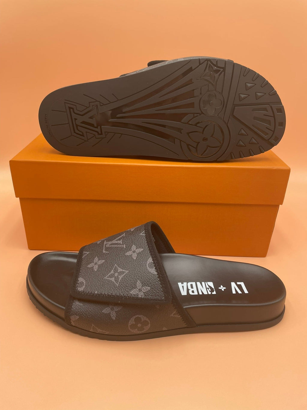Men's Louis Vuitton Slides - product image from the listing.