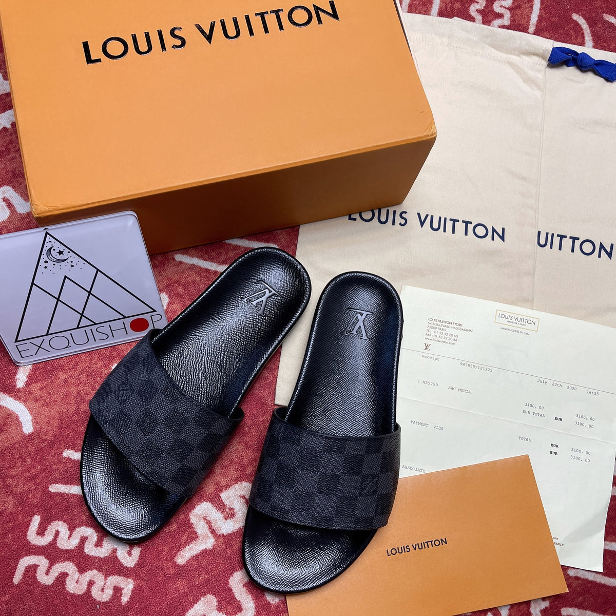 waterfront Slide by Louis Vuitton - product image from the listing.
