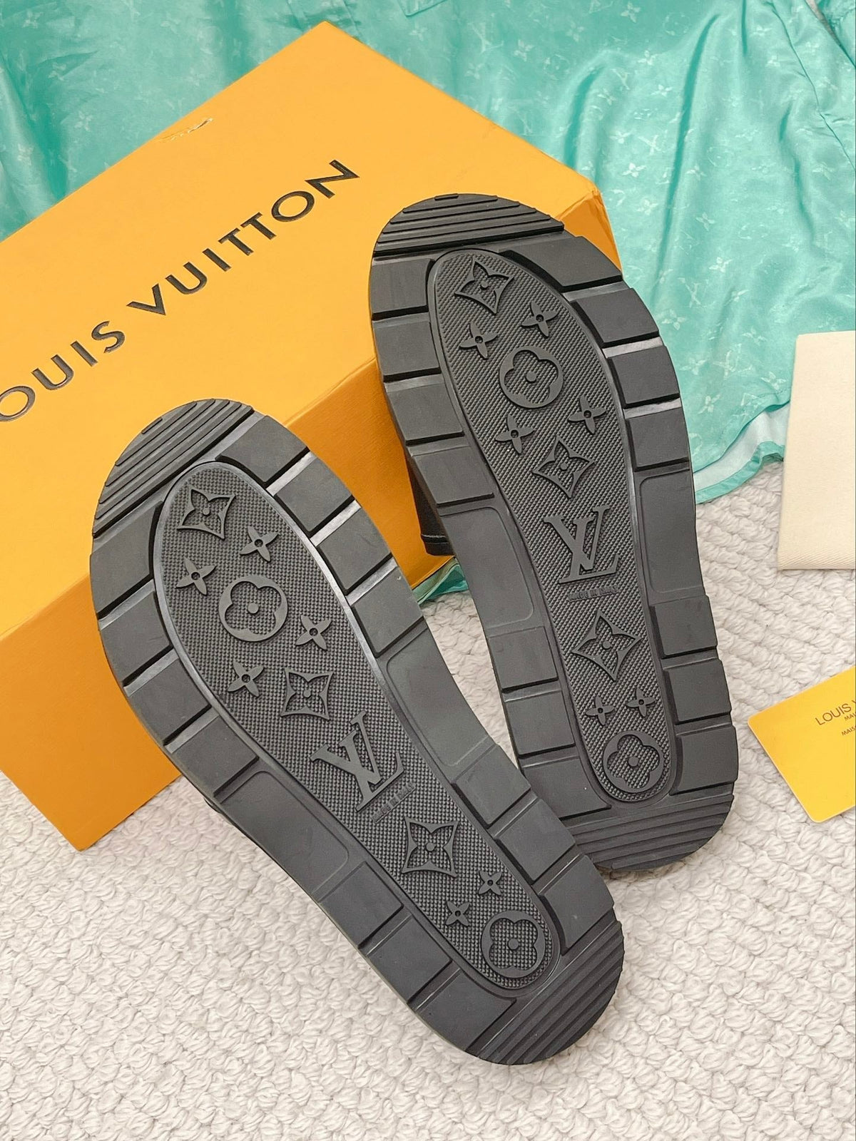 Men's Louis Vuitton Slides - product image from the listing.