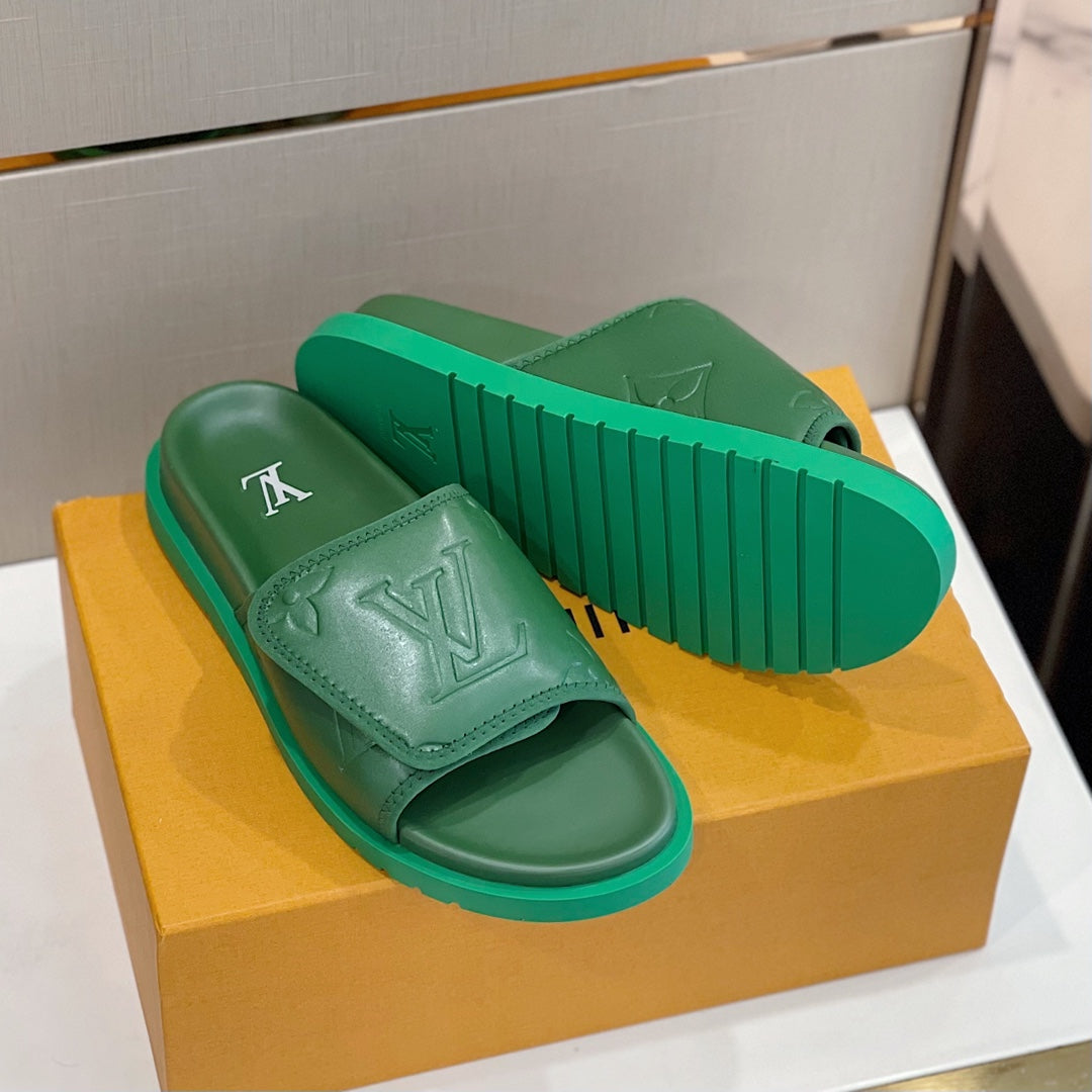Men Slippers - Louis Vuitton Miami Mule - product image from the listing.