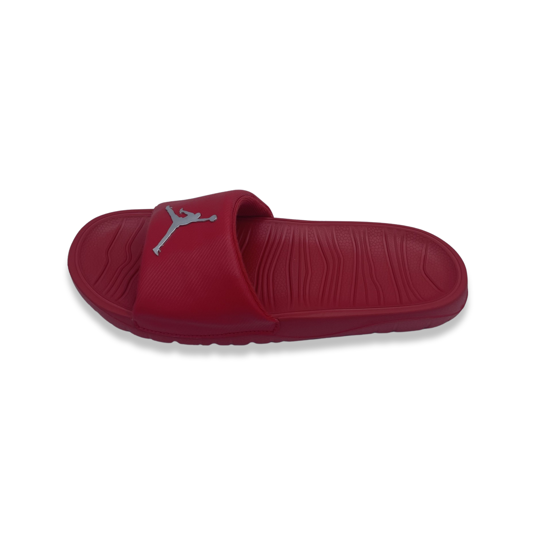 Men's Jordan Break Slides- Red - product image from the listing.