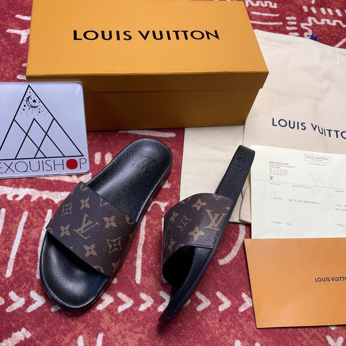 waterfront Slide by Louis Vuitton - product image from the listing.