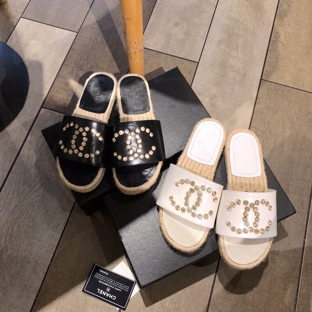 slides by Chanel - product photo shown in the listing for this item.