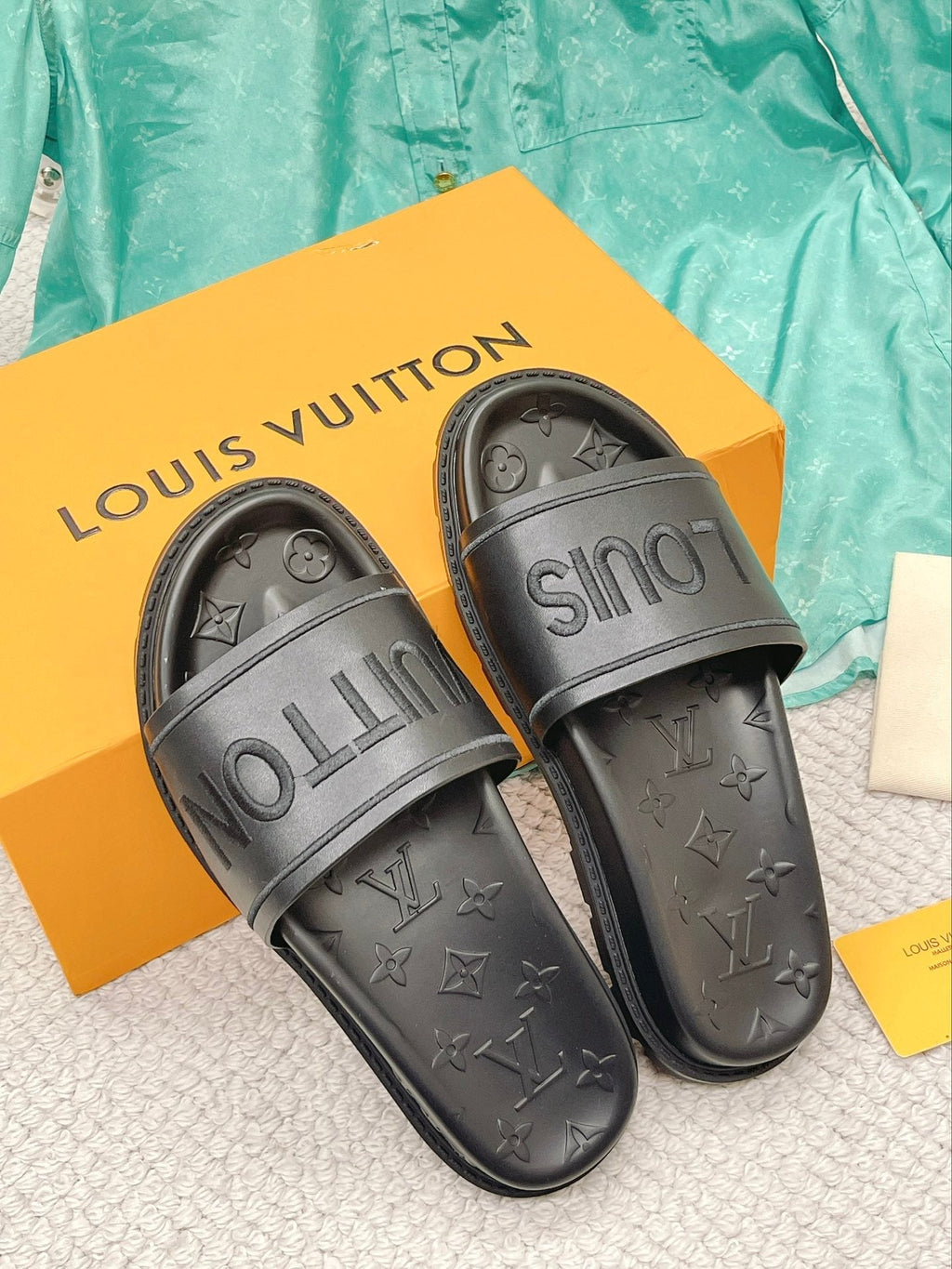 Men's Louis Vuitton Slides - product image from the listing.