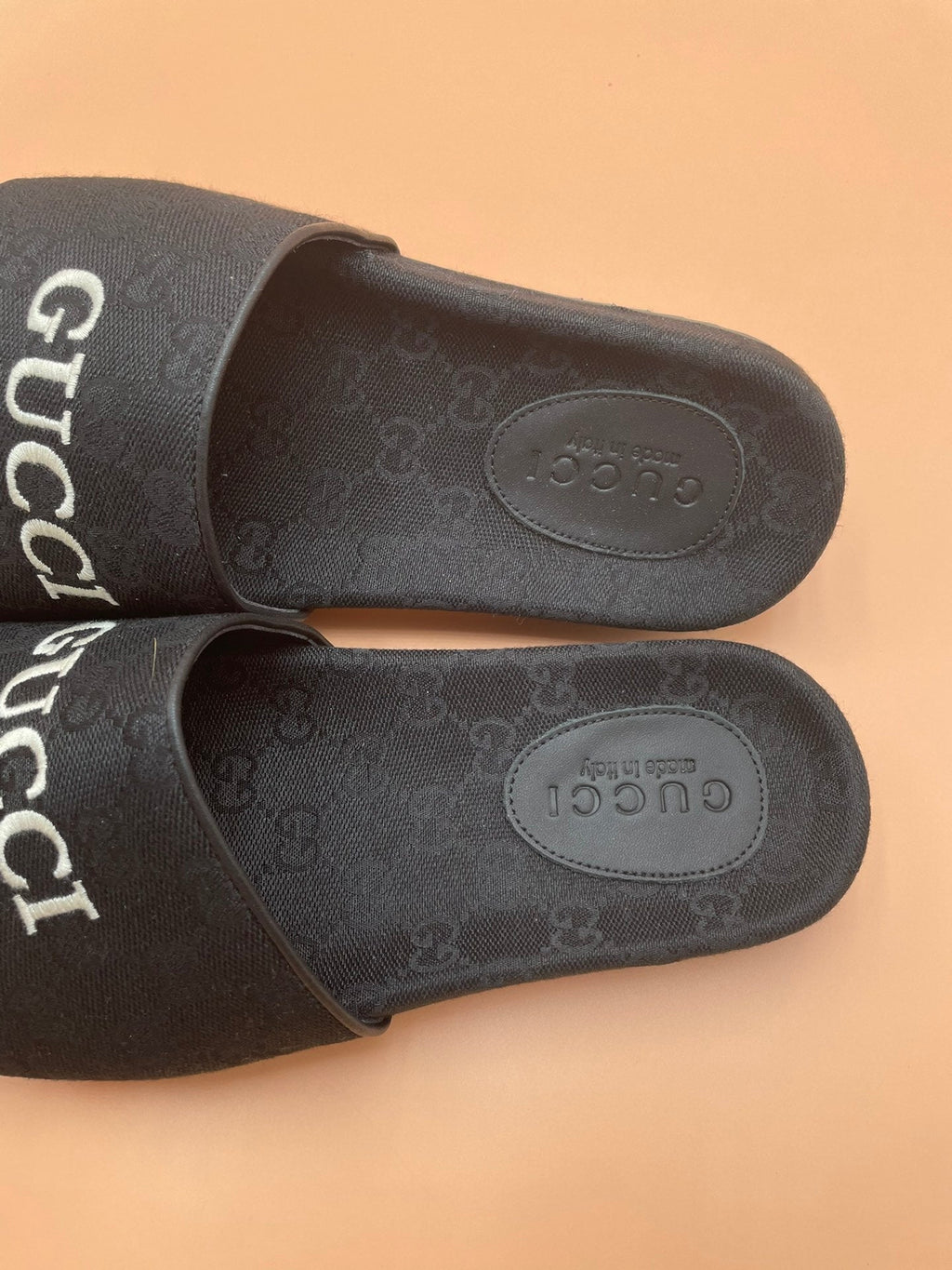 Men's Gucci Slides - product photo shown in the listing for this item.