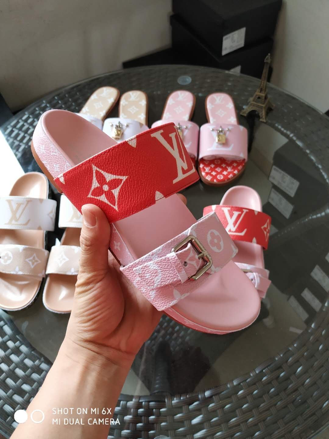 sandals US by Lv - product photo shown in the listing for this item.