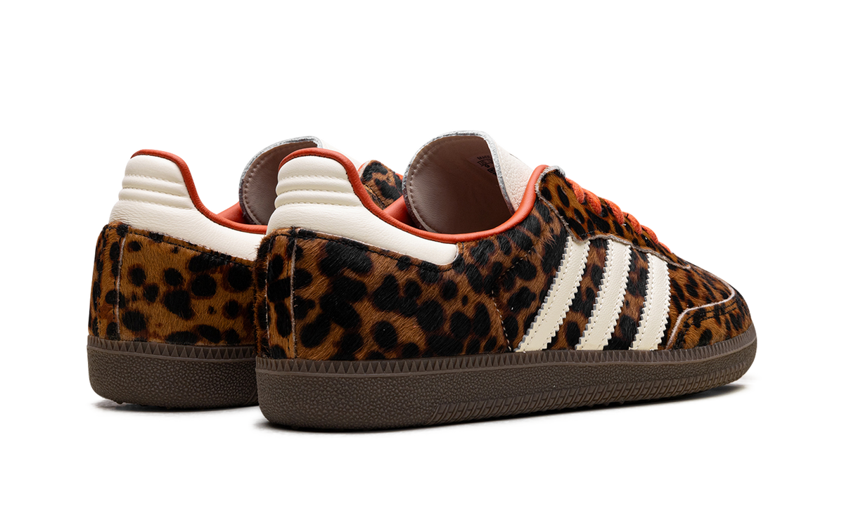 Women's Samba OG "Leopard / Cream Orange" JI2734 - product image from the listing.