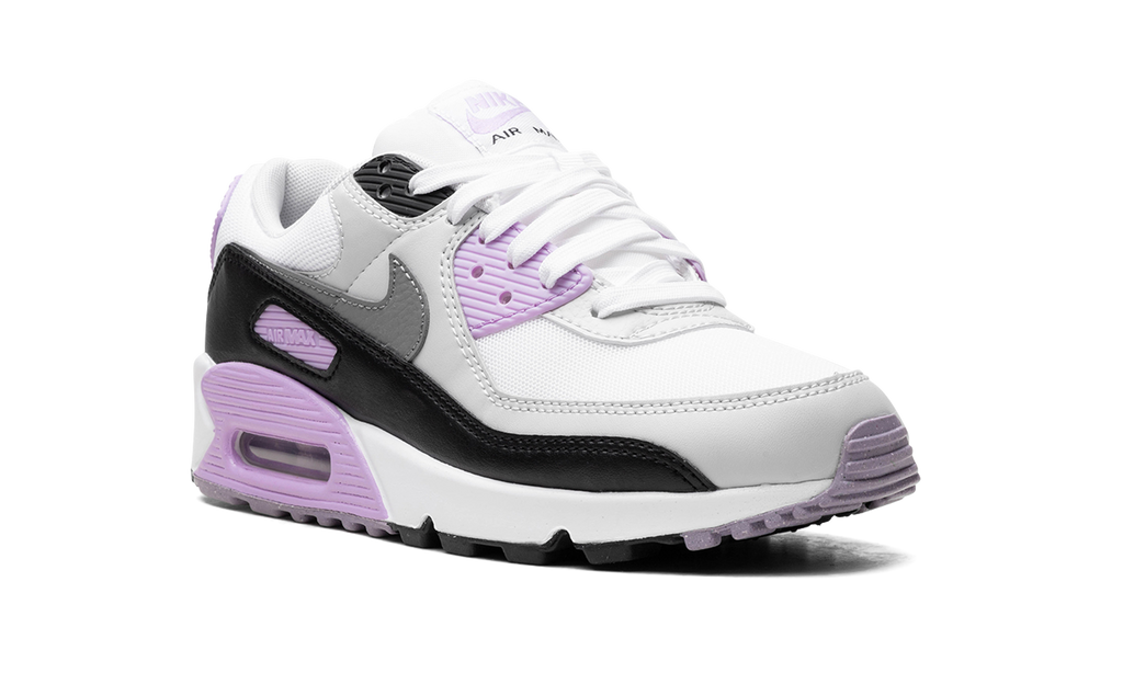 Women's Air Max 90 "White Lilac" DH8010 103 - product image from the listing.