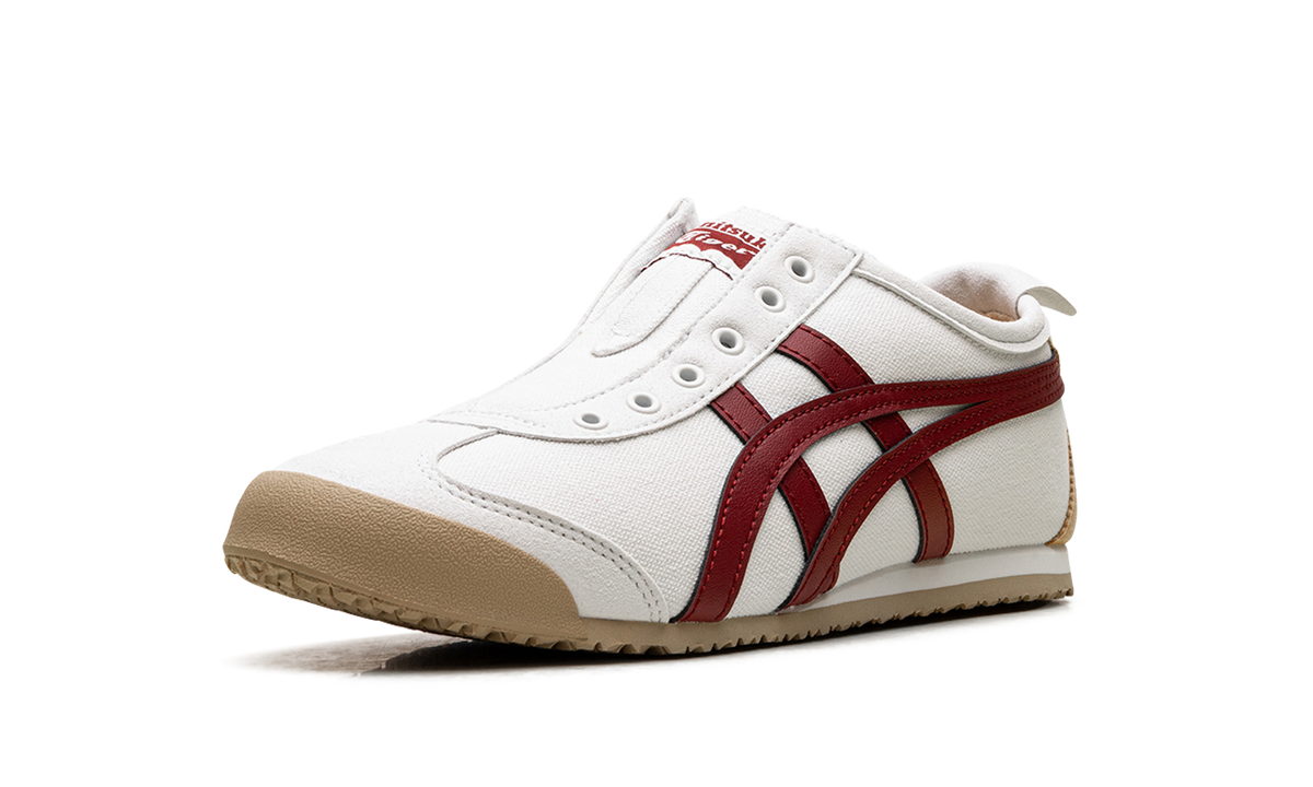 Onitsuka Tiger Mexico 66 Slip On in Off White Beet Juice 216657 - product image from the listing.