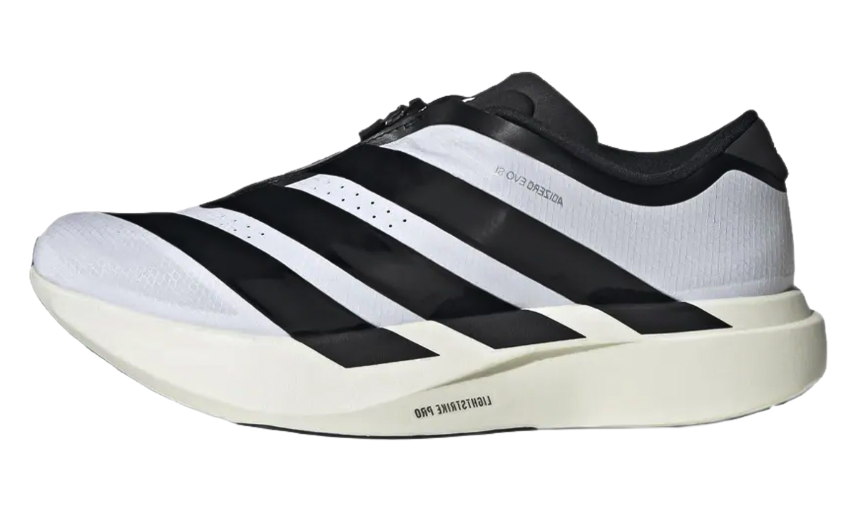 "White Black" Adizero Evo SL Zip KH9623 - product image from the listing.