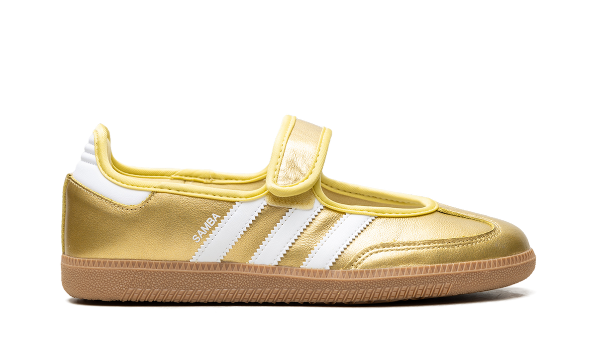 Women's Samba Jane "Gold Metallic White" IH6599 - product image from the listing.