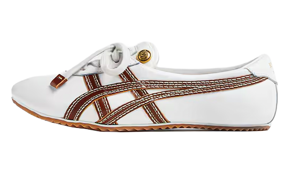 Onitsuka Tiger Tai Chi Sakura Nappa Wmns Versace in Brown White 208783 - product image from the listing.