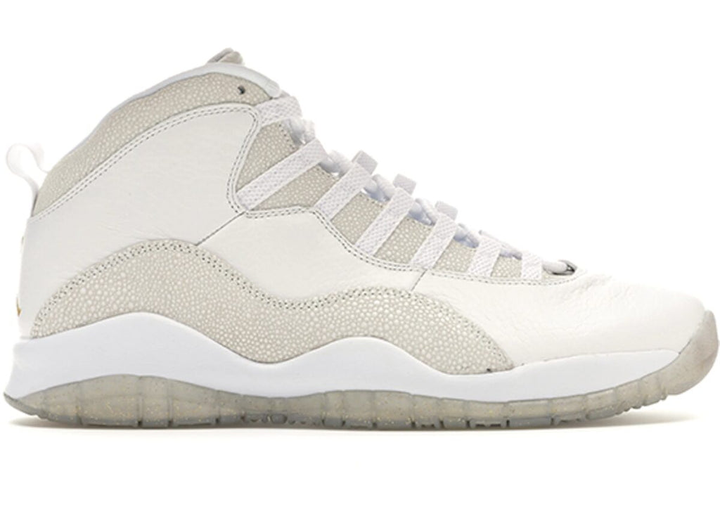 Jordan 10 Retro Drake OVO in White - product image from the listing.