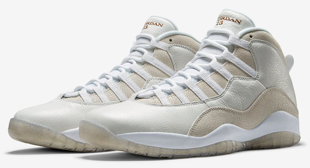 Jordan 10 Retro Drake OVO in White - product image from the listing.