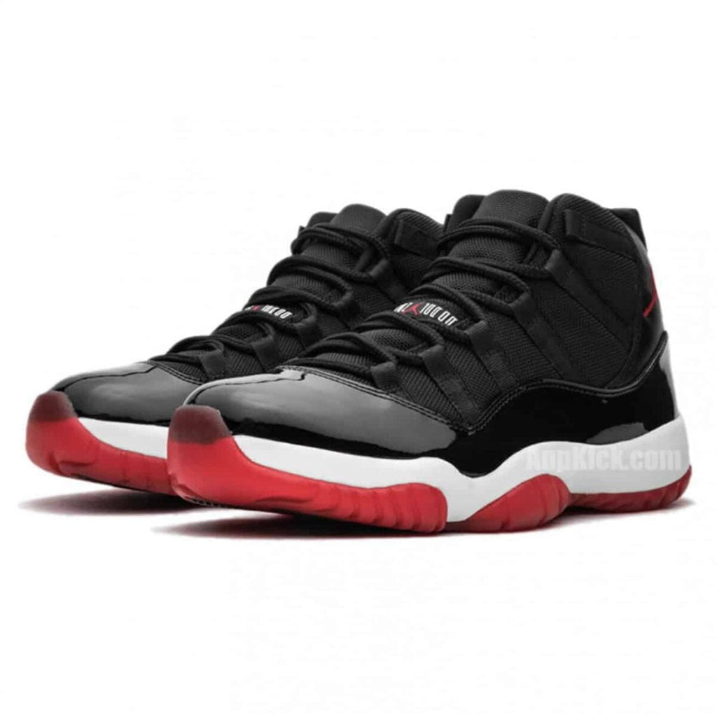 Bred - Jordan 11 378037 - product photo shown in the listing for this item.