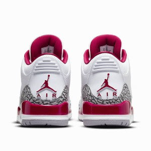Jordan 3 Retro Cardinal in Red - product image from the listing.