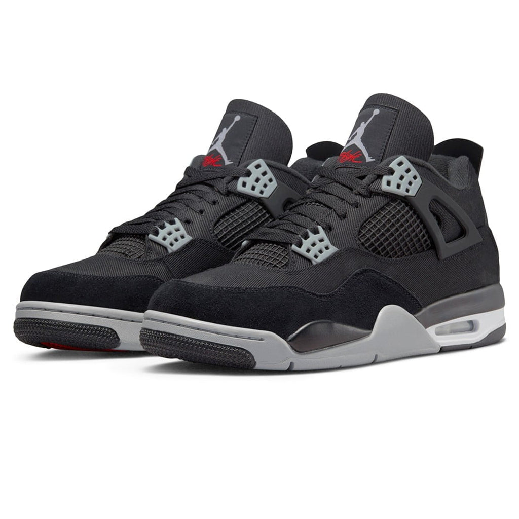 GS - Jordan 4 Retro Black Canvas - product image from the listing.
