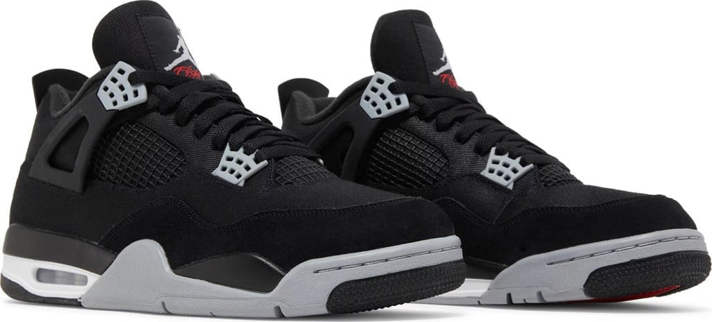GS - Jordan 4 Retro Black Canvas - product image from the listing.