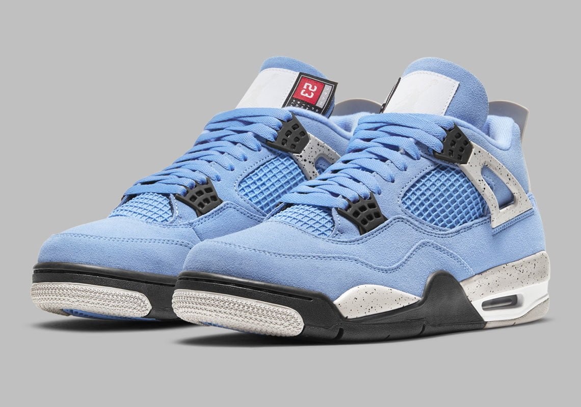 University Blue - Jordan 4 Retro 2021 - product image from the listing.