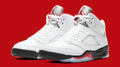 Fire Red Silver Tongue (2020) - Jordan 5 Retro - product image from the listing.