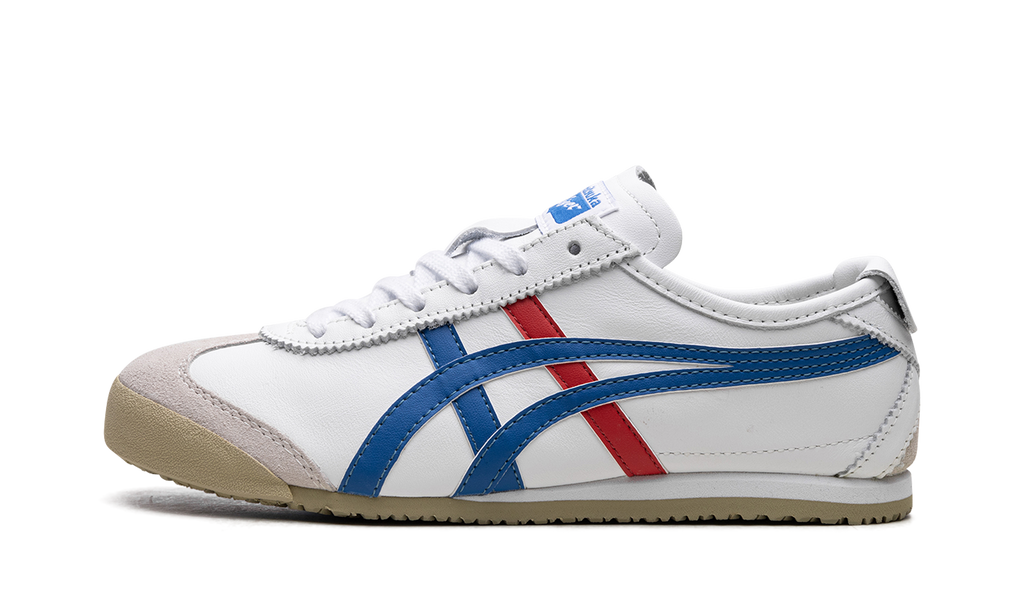 Onitsuka Tiger Mexico 66 in White Blue Red 124348 - product image from the listing.