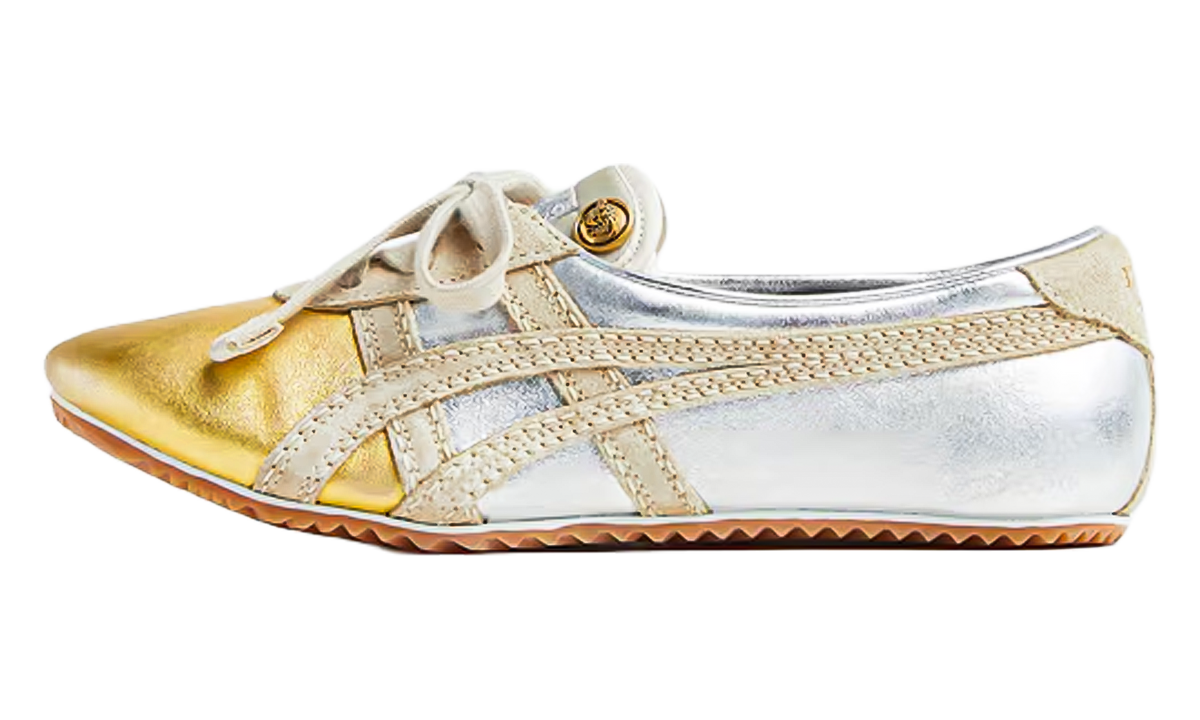 Onitsuka Tiger Tai Chi Sakura in Metallic Wmns Versace Silver Gold 208786 - product image from the listing.