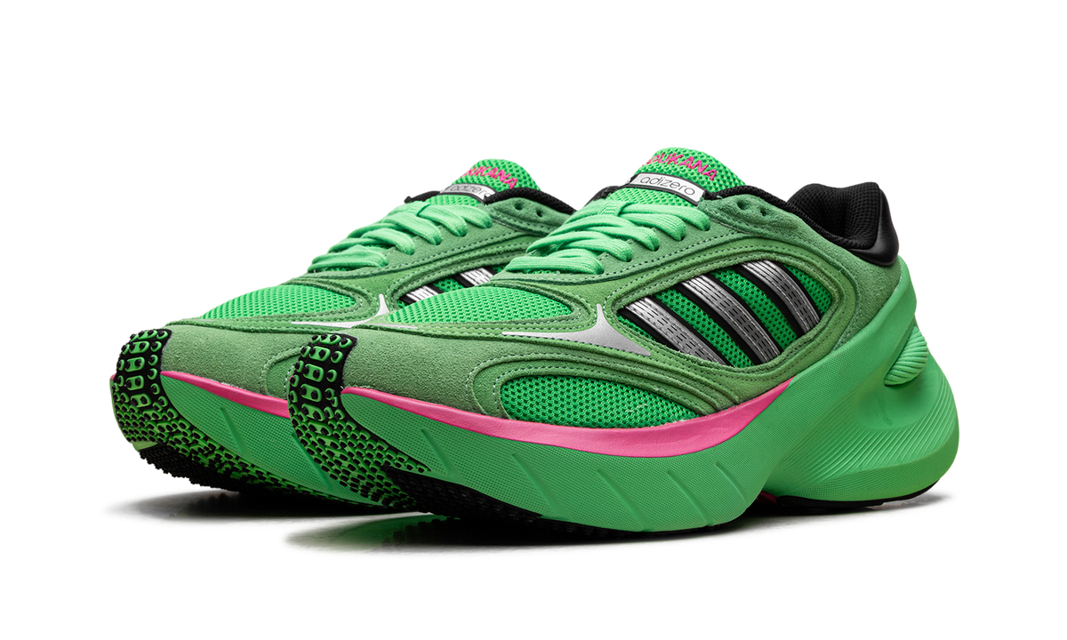 "Solar Lime Screaming Green" Adizero Goukana JR1664 - product image from the listing.