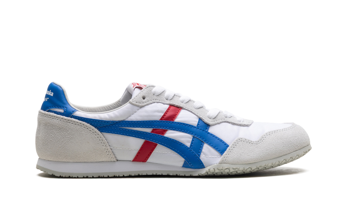 Onitsuka Tiger Serrano in White Directoire Blue Red 155166 - product image from the listing.