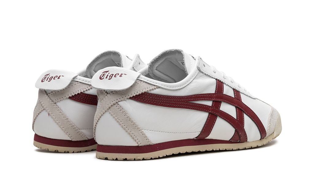 Onitsuka Tiger Mexico 66 in White Burgundy 122961 - product image from the listing.