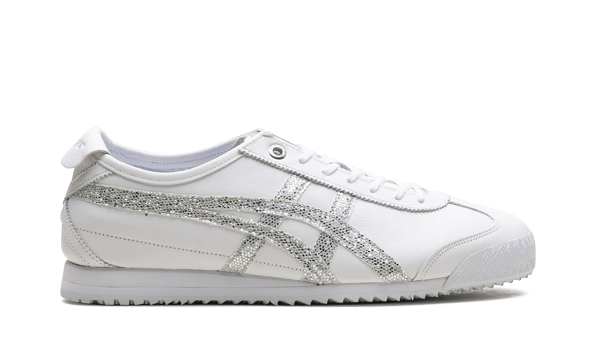 Onitsuka Tiger Mexico 66 Sd in White Pure Silver Glitter 154007 - product image from the listing.