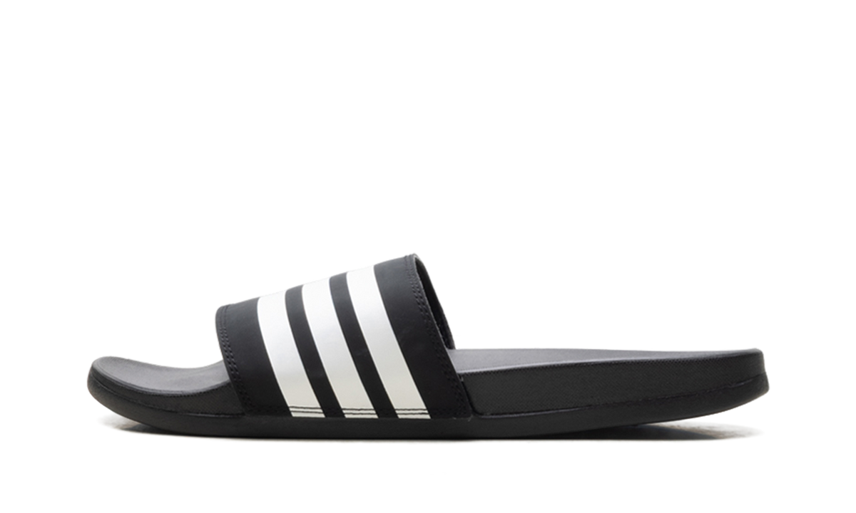 "Black" Adilette Comfort Slides JS4313 - product image from the listing.