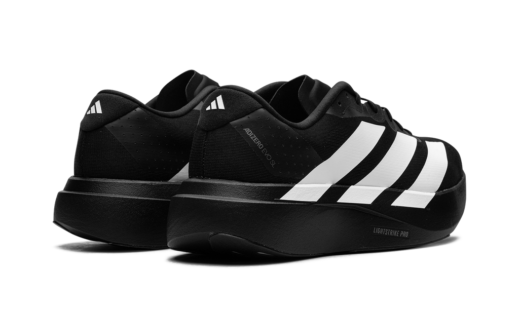 "Black White" Adizero Evo SL JP7149 - product image from the listing.