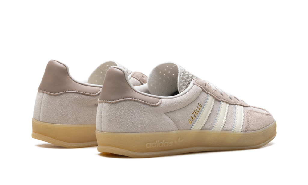 Women's Gazelle Indoor "Light Brown / Off White / Gum" HQ2662 - product image from the listing.