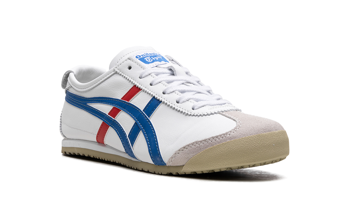 Onitsuka Tiger Mexico 66 in White Blue Red 124348 - product image from the listing.