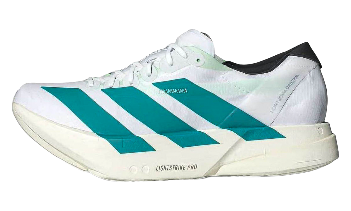 "White Pulse Teal" Adizero Adios Pro 4 JR1267 - product image from the listing.