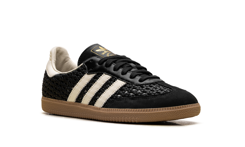 Women's Samba OG "Basketweave Black Cream White" HQ9282 - product image from the listing.