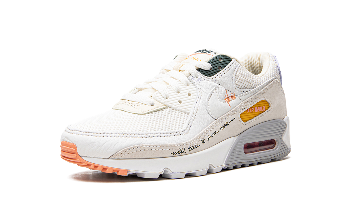Women's AIR MAX 90 MNS "We'll Take It From Here" DV2188 100 - product image from the listing.
