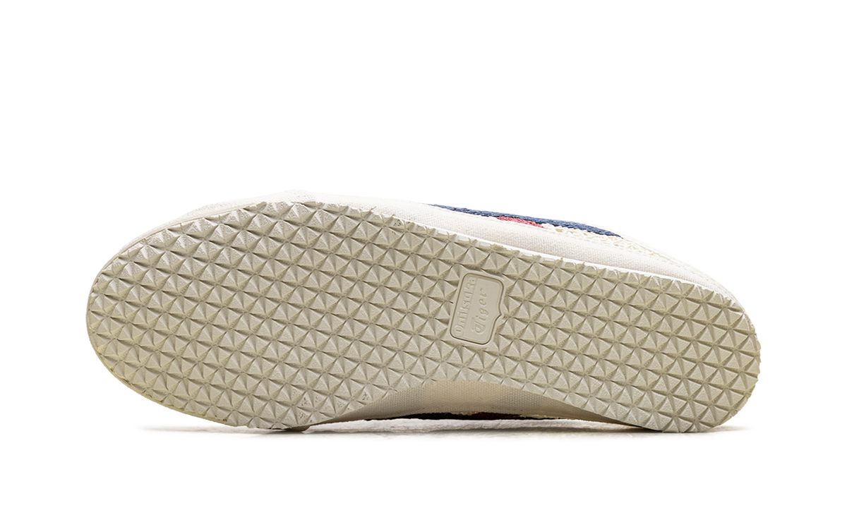 Onitsuka Tiger Mexico 66 Sabot in Cream Mako Blue Red 216658 - product image from the listing.