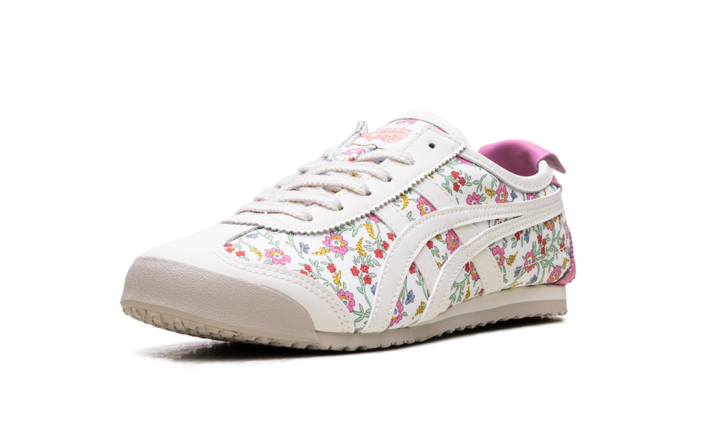 Onitsuka Tiger Mexico 66 in Cream Pink Floral 159275 - product image from the listing.