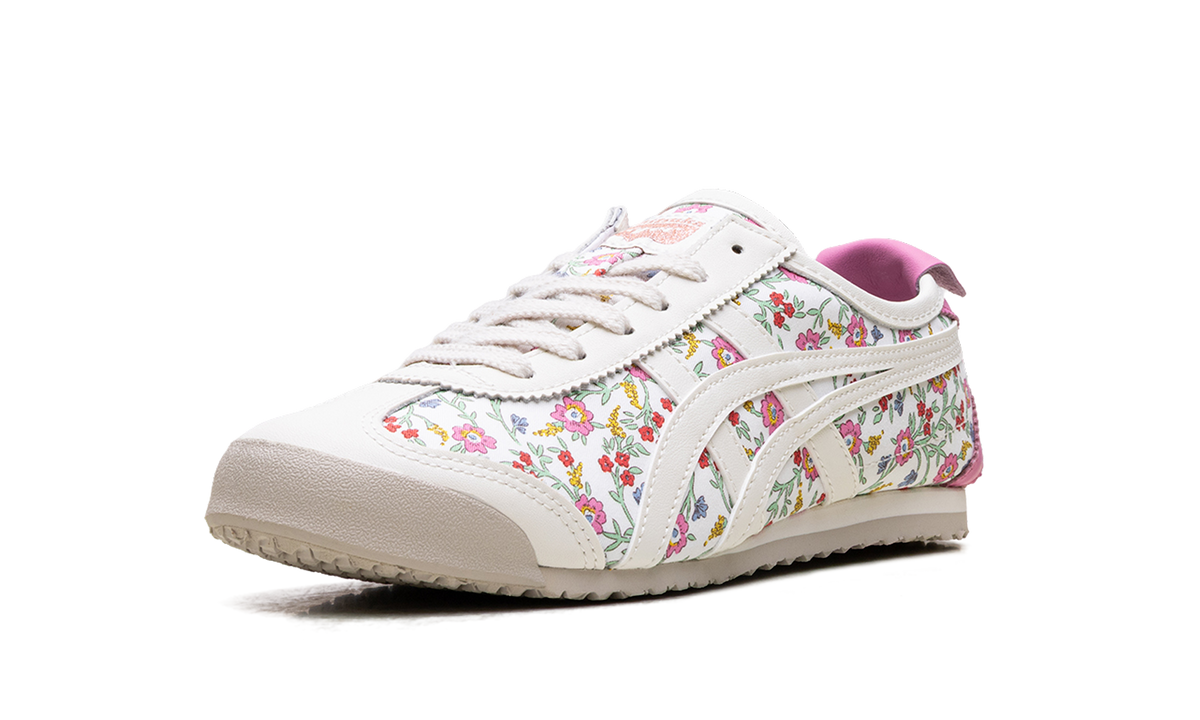 Onitsuka Tiger Mexico 66 in Cream Pink Floral 159275 - product image from the listing.