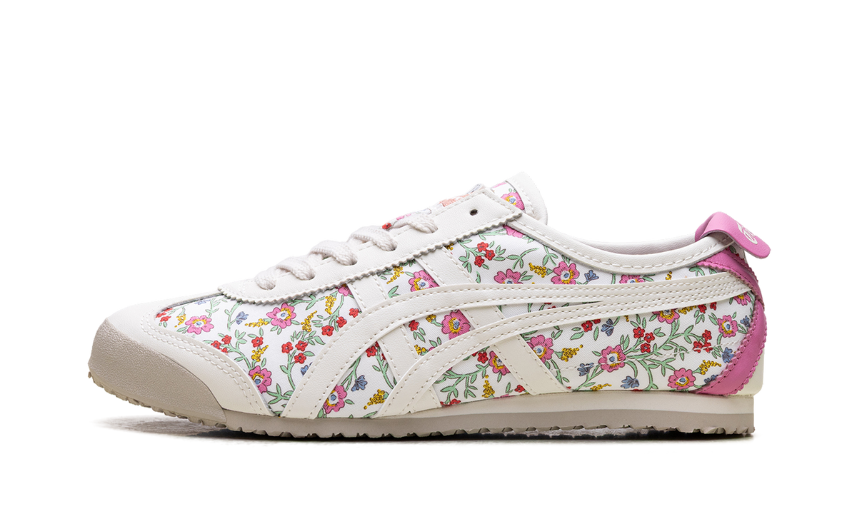 Onitsuka Tiger Mexico 66 in Cream Pink Floral 159275 - product image from the listing.