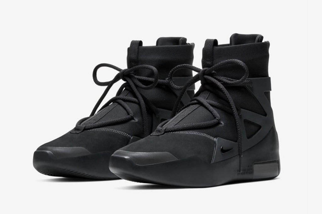 Nike Air Fear of God 1 Triple in Black - product image from the listing.
