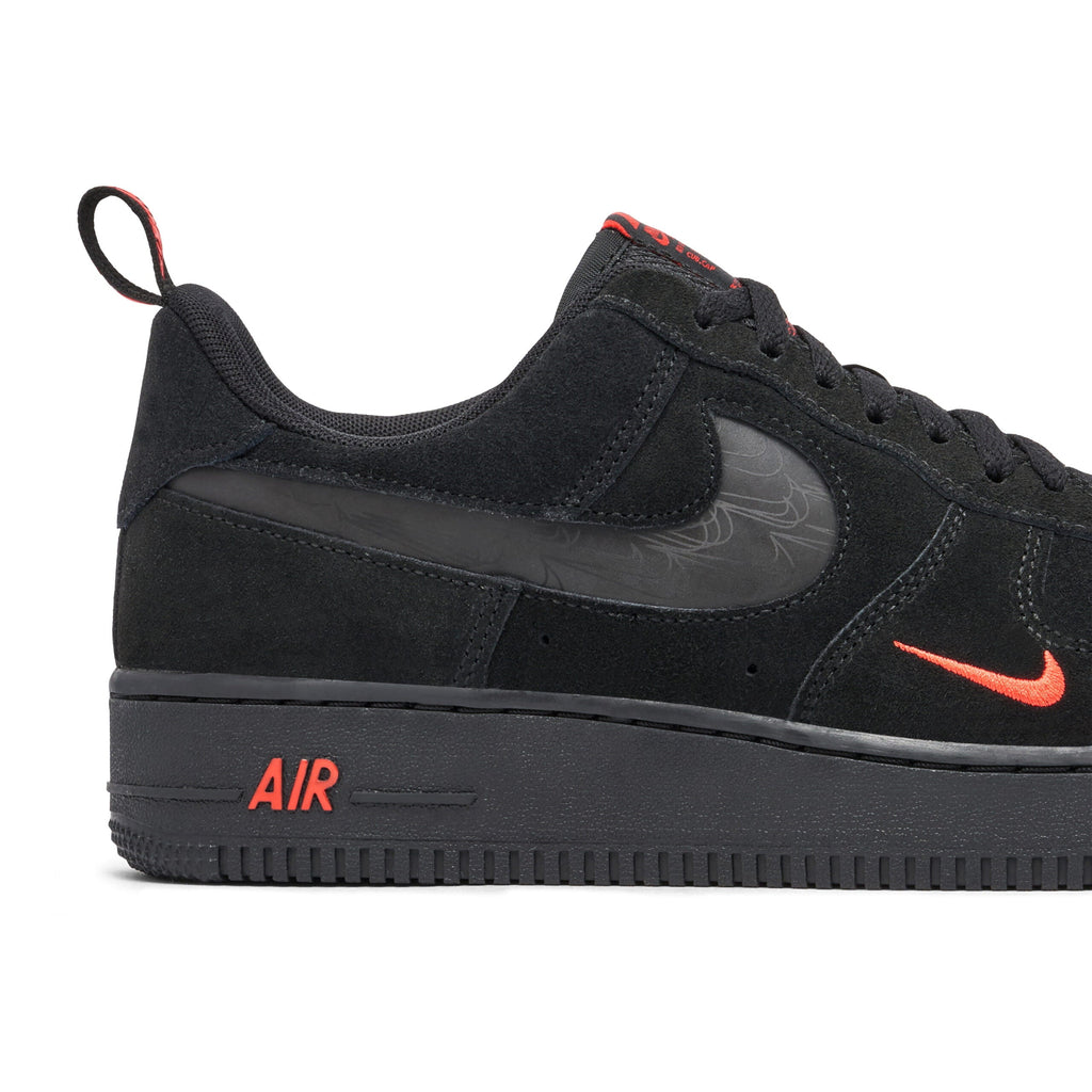 07 LV8 Reflective Swoosh Black Crimson - Nike Air Force 1 - product image from the listing.