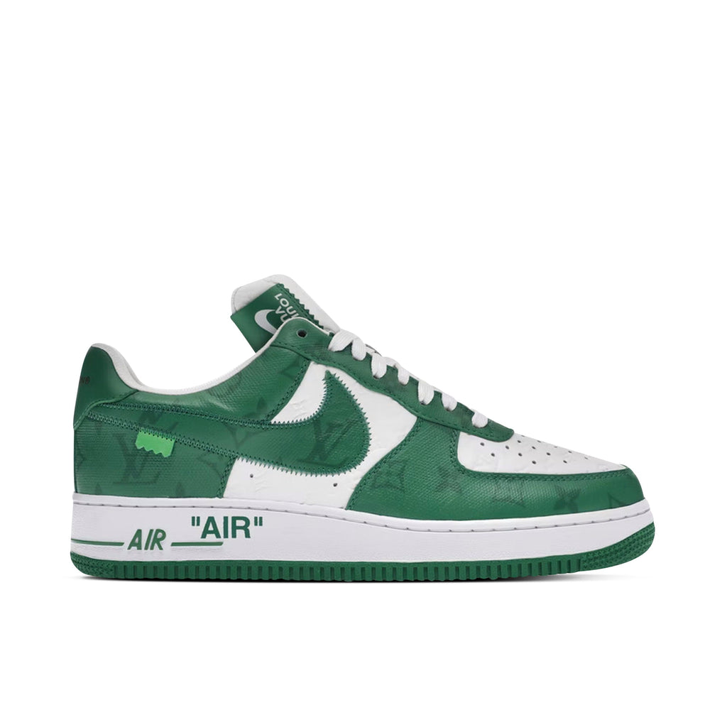 Nike Air Force 1 Low x Louis Vuitton By Virgil Abloh in White Green - product image from the listing.