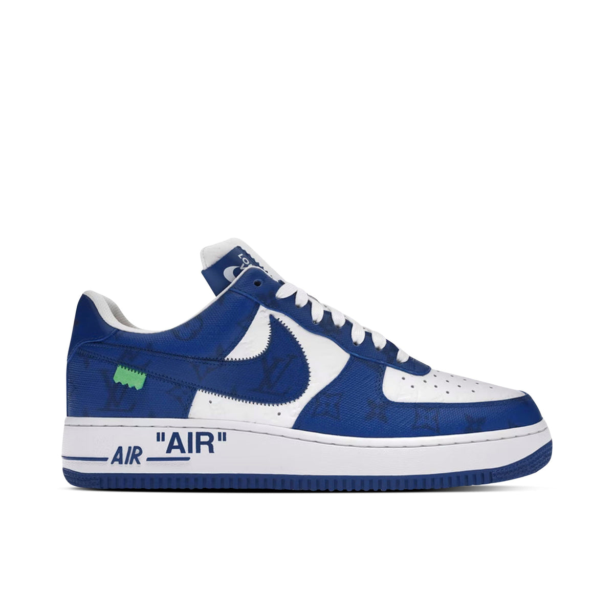 Nike Air Force 1 Low x Louis Vuitton By Virgil Abloh in White Royal - product image from the listing.