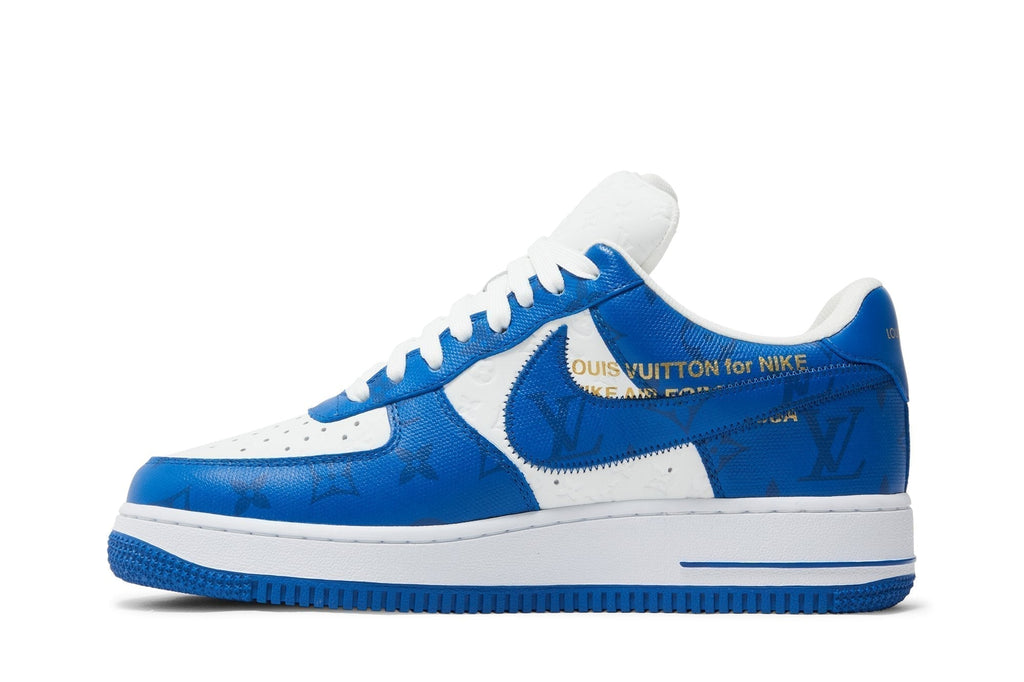 Nike Air Force 1 Low x Louis Vuitton By Virgil Abloh in White Royal - product image from the listing.