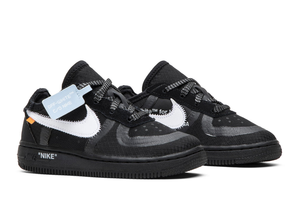 Nike Air Force 1 Low x Off-White Black White TD - product image from the listing.
