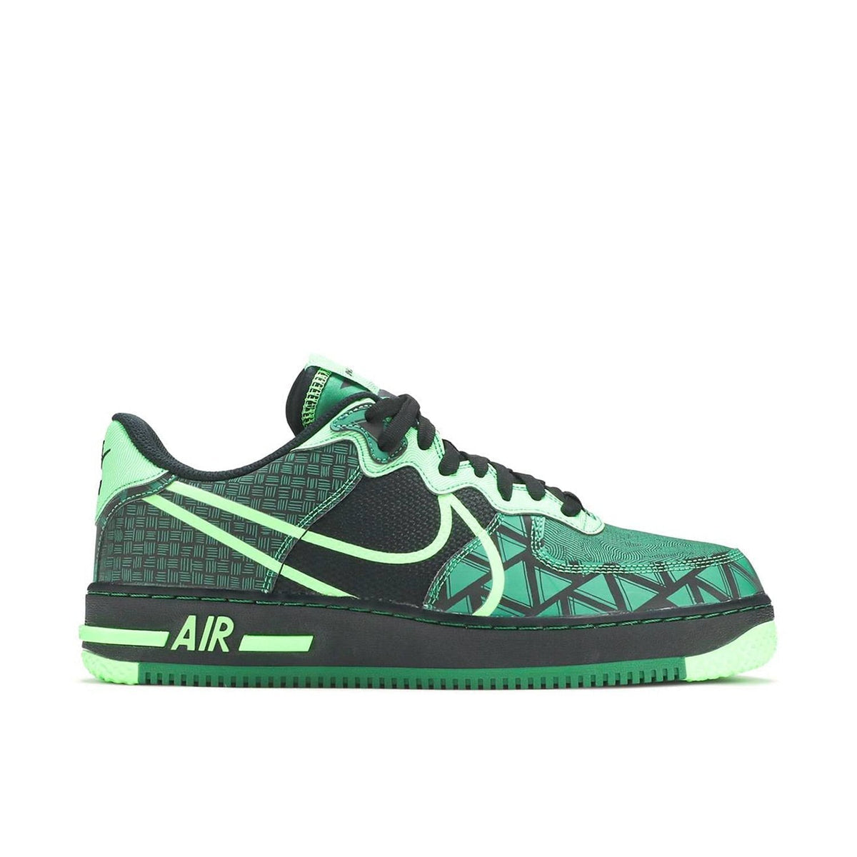 Nike Air Force 1 React Naija in Green - product image from the listing.