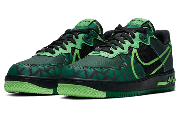 Nike Air Force 1 React Naija in Green - product image from the listing.