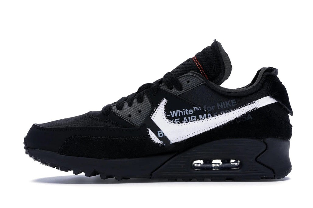 Nike Air Max 90 OFF-WHITE in Black - product image from the listing.